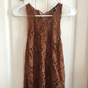 Floral lace tank top from American Eagle